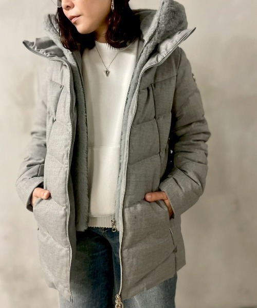 ダウンコート ダウンジャケット CAPEHORN（ケープホーン）WOOL ALVAREZ レディースの画像