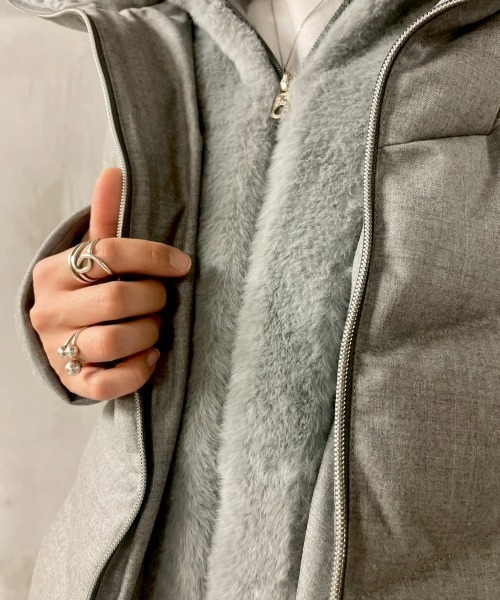 ダウンコート ダウンジャケット CAPEHORN（ケープホーン）WOOL ALVAREZ レディースの画像