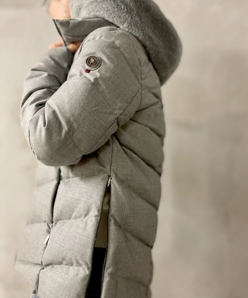 ダウンコート ダウンジャケット CAPEHORN（ケープホーン）WOOL ALVAREZ レディースの画像