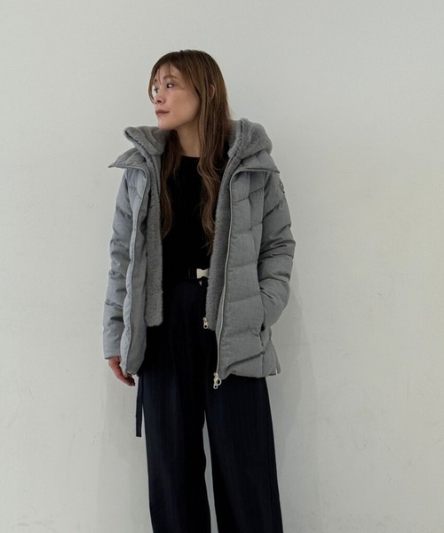 ダウンコート ダウンジャケット CAPEHORN（ケープホーン）WOOL ALVAREZ レディースの画像