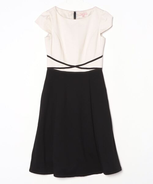 TOCCA 刺繍半袖ワンピース　0サイズ TOCCA（トッカ） 半袖ワンピース 0 ベージュ レディース : ZOZOTOWN