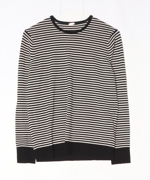 MUSE de Deuxieme Classe 黒×白ボーダー 長袖 セーター Deuxieme de