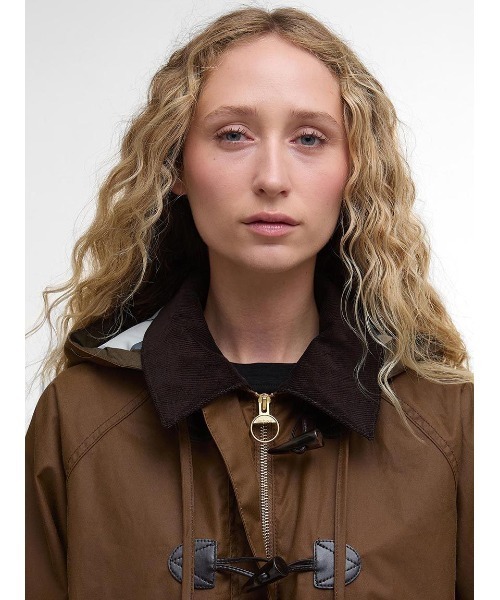 Barbour ダークブラウン レディースジャケット M Barbour（バブアー） ブルゾン アウター Myra ワックス ジャケット