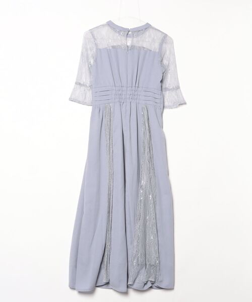 「niana」 半袖ワンピース M グレイッシュブルー レディース_画像2