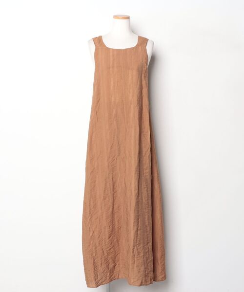 SLOBE IENA（スローブイエナ） ノースリーブワンピース - ベージュ