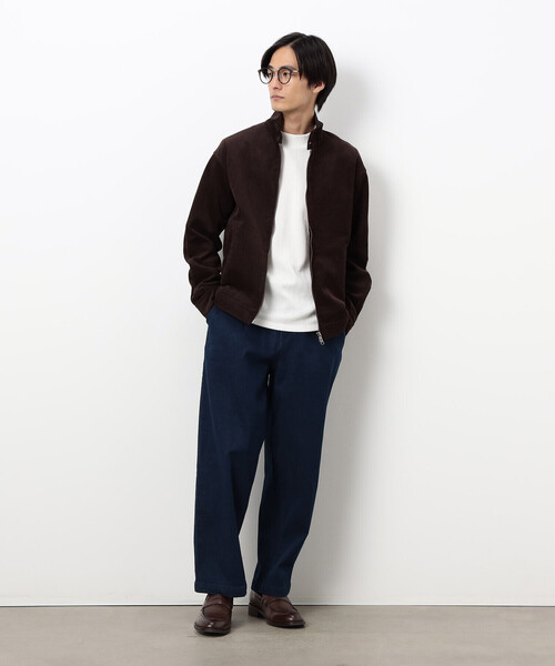 COMME CA ISM（コムサイズム） ジーンズ ストレッチデニム ワンタック