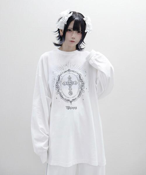 whinny ロンＴ Whinny tシャツ Whinny/転がり系闇うさロンT レディース メンズ