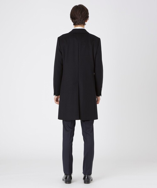 BLACK LABEL CRESTBRIDGE メンズチェスターコート　サイズL ブラックレーベルクレストブリッジ BLACK LABEL CRESTBRIDGE 【一部