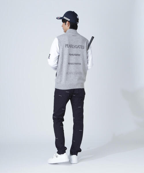 PEARLY GATES（パーリーゲイツ） セーター ニット 12G部分ジャガード