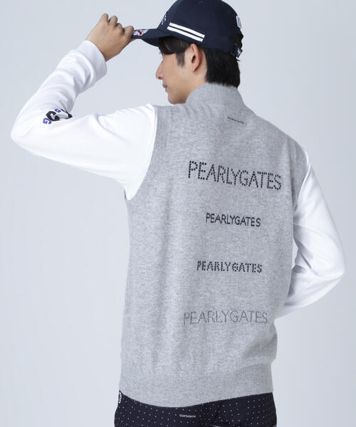 PEARLY GATES（パーリーゲイツ） セーター ニット 12G部分ジャガード