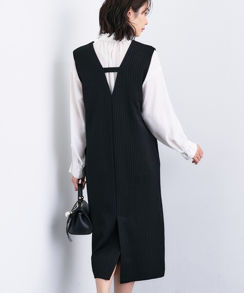 INDIVI（インディヴィ） ワンピース ウールライクジャンパードレス