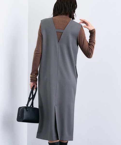 INDIVI（インディヴィ） ワンピース ウールライクジャンパードレス