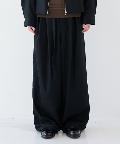 SHAREEF（シャリーフ） パンツ 「SHAREEF」2/72強圧縮フラノ ワイド