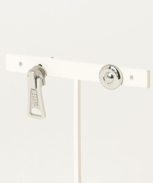 DIESEL（ディーゼル） ピアス（両耳用） FREE シルバー メンズ