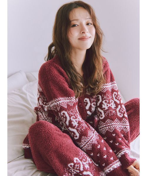 SNIDEL HOME パジャマ ルームウェア ノルディックカーディガン