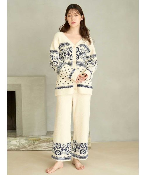 SNIDEL HOME パジャマ ルームウェア ノルディックカーディガン