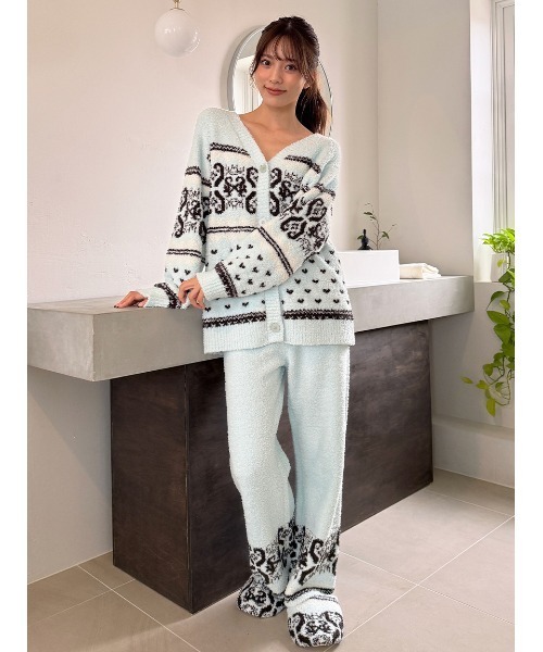SNIDEL HOME パジャマ ルームウェア ノルディックカーディガン