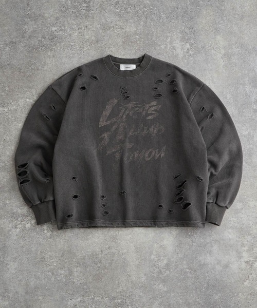 「ADRER」 スウェットカットソー S グレー メンズ_画像2