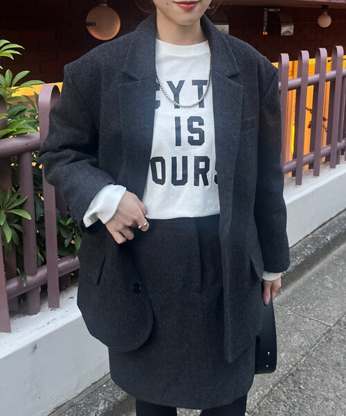 SHENERY（シーナリー） コート アウター ウールBIGテーラード