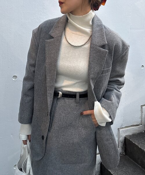 SHENERY（シーナリー） コート アウター ウールBIGテーラード