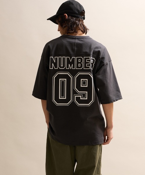 「NUMBER (N)INE」 半袖Tシャツ 3 ホワイト メンズ_画像8