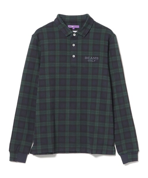 BEAMS GOLF 長袖シャツ XL ネイビー BEAMS GOLF（ビームス ゴルフ） 長袖シャツ X-LARGE ネイビー メンズ