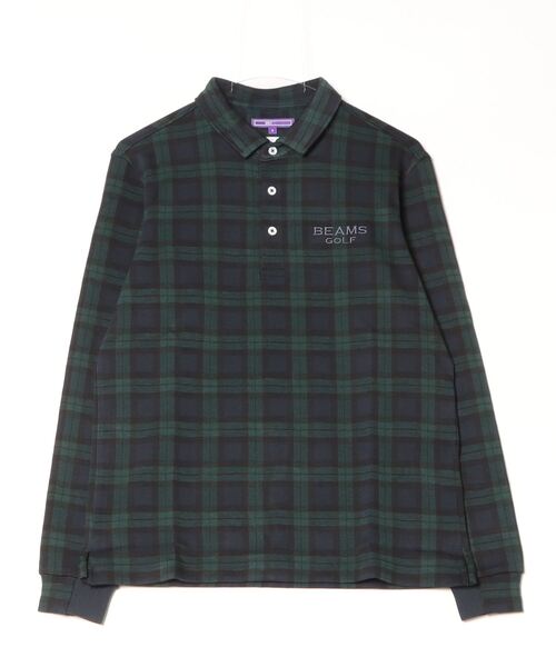 BEAMS GOLF ネイビー長袖シャツ XLサイズ BEAMS GOLF（ビームス ゴルフ） 長袖シャツ X-LARGE ネイビー メンズ
