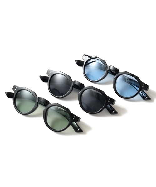 「Subciety」 サングラス FREE ブラック×グリーン メンズ_画像5