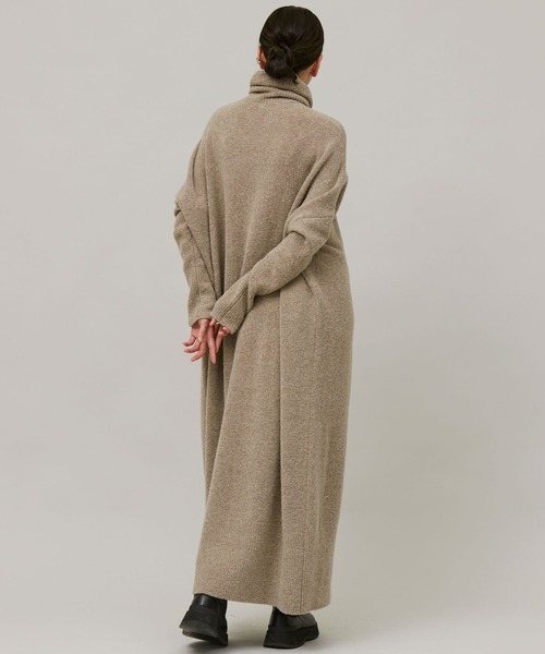 「Curensology」 ニットワンピース FREE グレー レディース_画像4