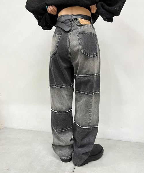 「WHO'S WHO gallery」 デニムパンツ FREE サックスブルー レディース_画像2