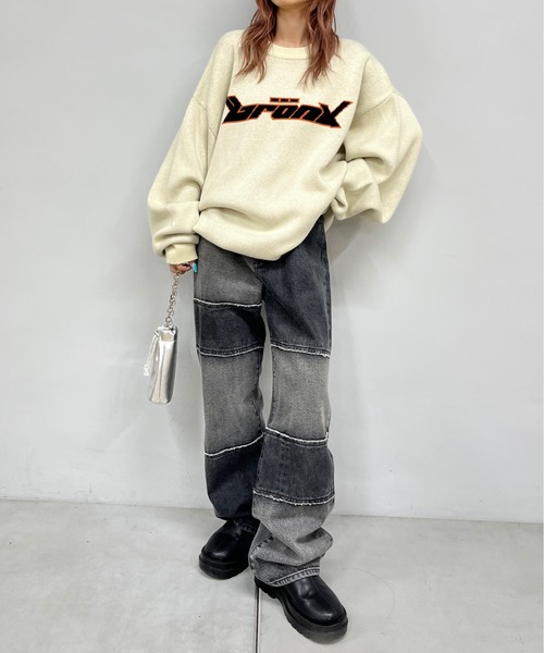 「WHO'S WHO gallery」 デニムパンツ FREE サックスブルー レディース_画像5