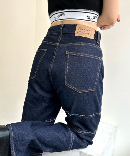 「WHO'S WHO gallery」 デニムパンツ FREE サックスブルー レディース_画像9