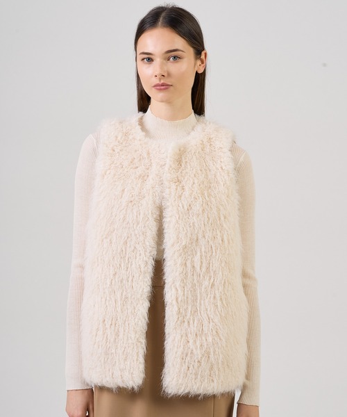 「ANAYI」 ベスト 38 グレー レディース_画像3