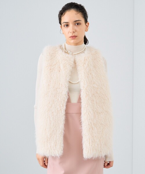 「ANAYI」 ベスト 38 グレー レディース_画像8