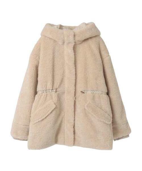 MELROSE claire（メルローズクレール） モッズコート コート 「ボア