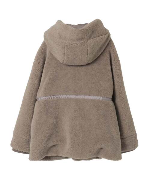 MELROSE claire（メルローズクレール） モッズコート コート 「ボア