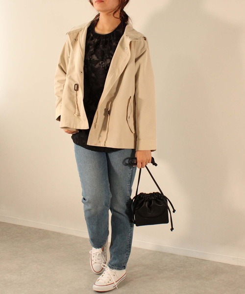 「toucher du brise」 マウンテンパーカー L カーキ レディース_画像5