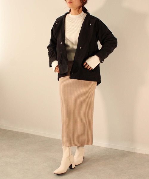 「toucher du brise」 マウンテンパーカー L カーキ レディース_画像7