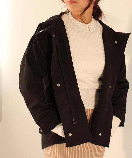 「toucher du brise」 マウンテンパーカー L カーキ レディース_画像8