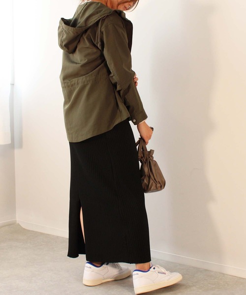 「toucher du brise」 マウンテンパーカー L カーキ レディース_画像9