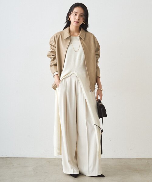 M*H様 【新品未使用】ラウンジドレス　ノースリニット Loungedress（ラウンジドレス） ワンピース ハイスリットニット