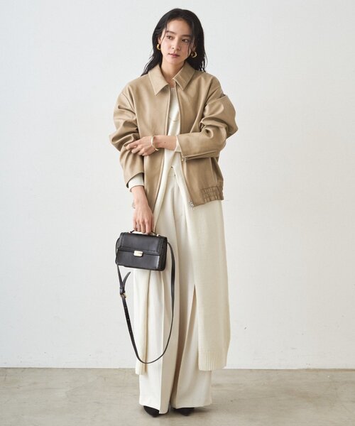 Loungedress（ラウンジドレス） ワンピース ハイスリットニット