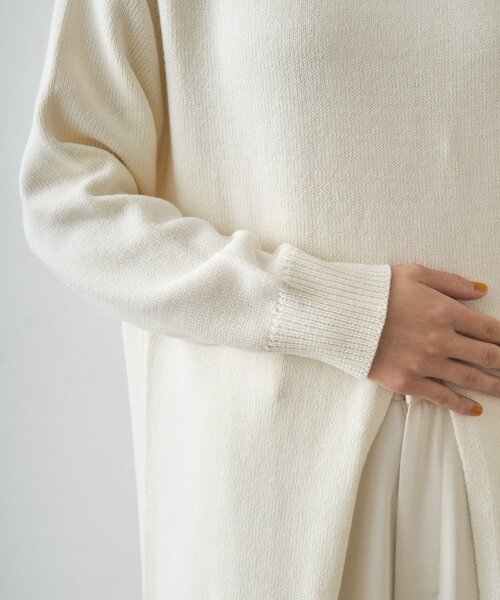 Loungedress（ラウンジドレス） ワンピース ハイスリットニット