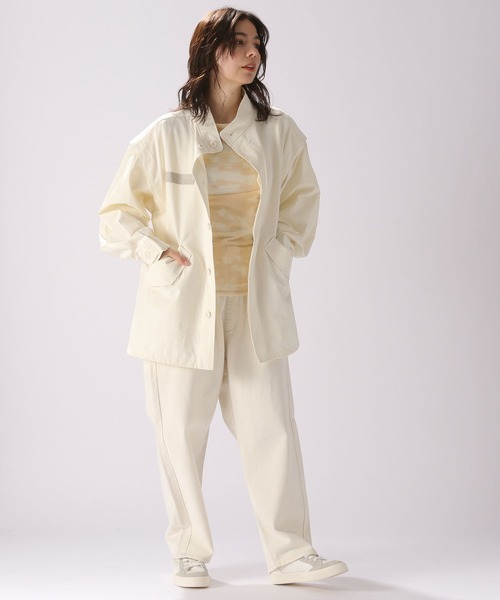 niko and…（ニコアンド） ミリタリージャケット FREE グリーン