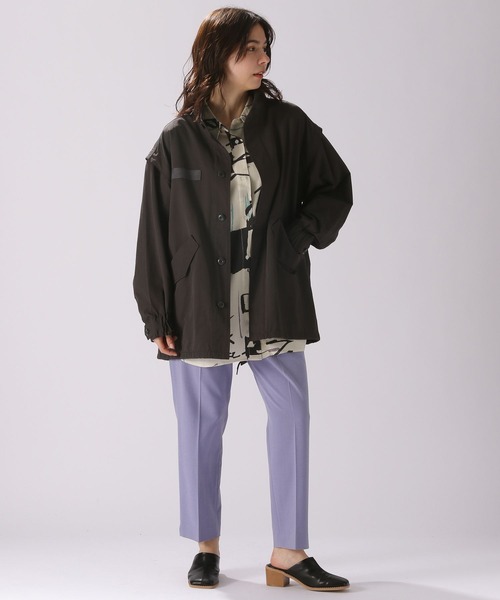 niko and…（ニコアンド） ミリタリージャケット FREE グリーン