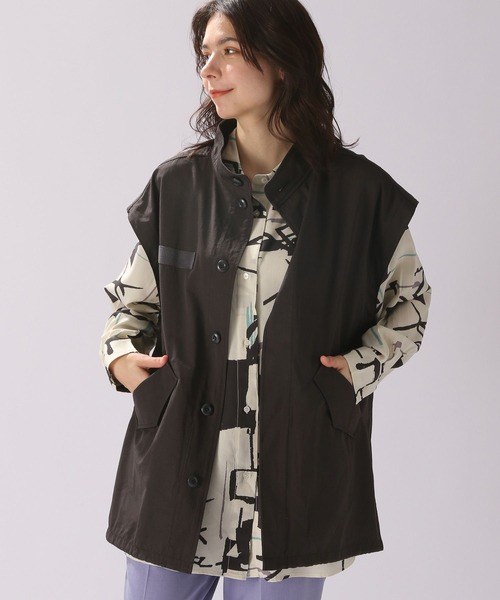 niko and…（ニコアンド） ミリタリージャケット FREE グリーン