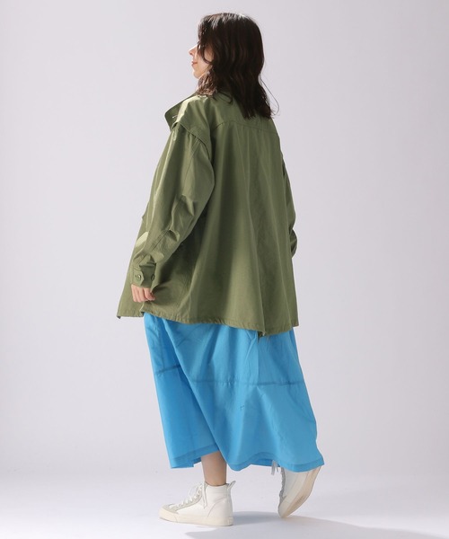 niko and…（ニコアンド） ミリタリージャケット FREE グリーン