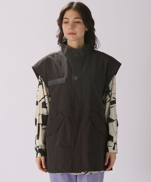 niko and…（ニコアンド） ミリタリージャケット FREE グリーン