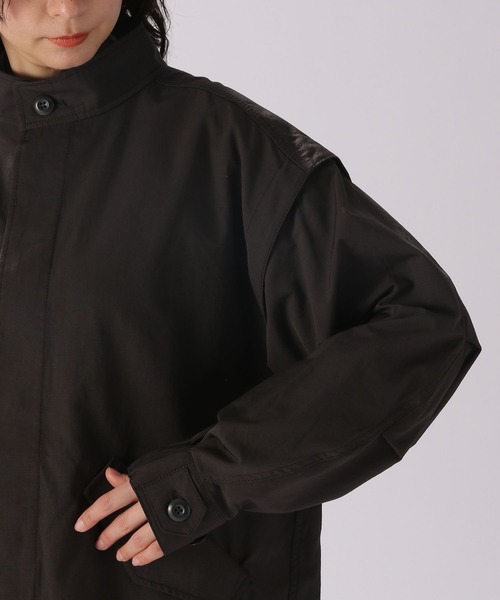 niko and…（ニコアンド） ミリタリージャケット FREE グリーン