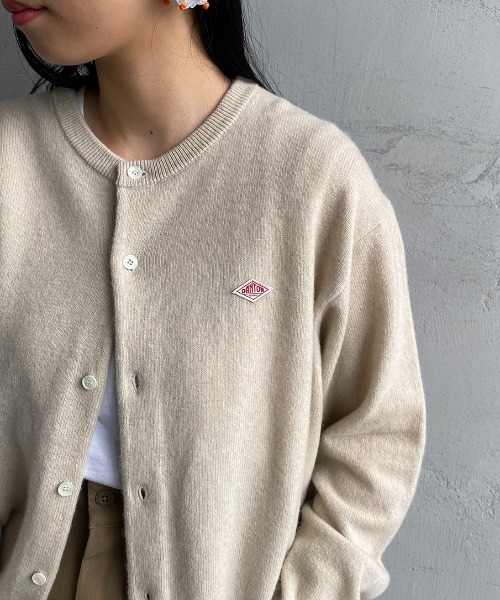 Danton（ダントン） ニットカーディガン 34 グレイッシュベージュ